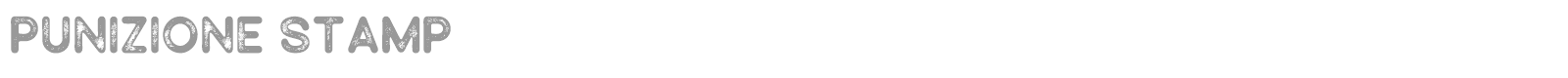 Punizione font preview